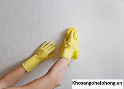 Giải pháp để vệ sinh giấy dán tường từ Kho sàn gỗ Hải Phòng